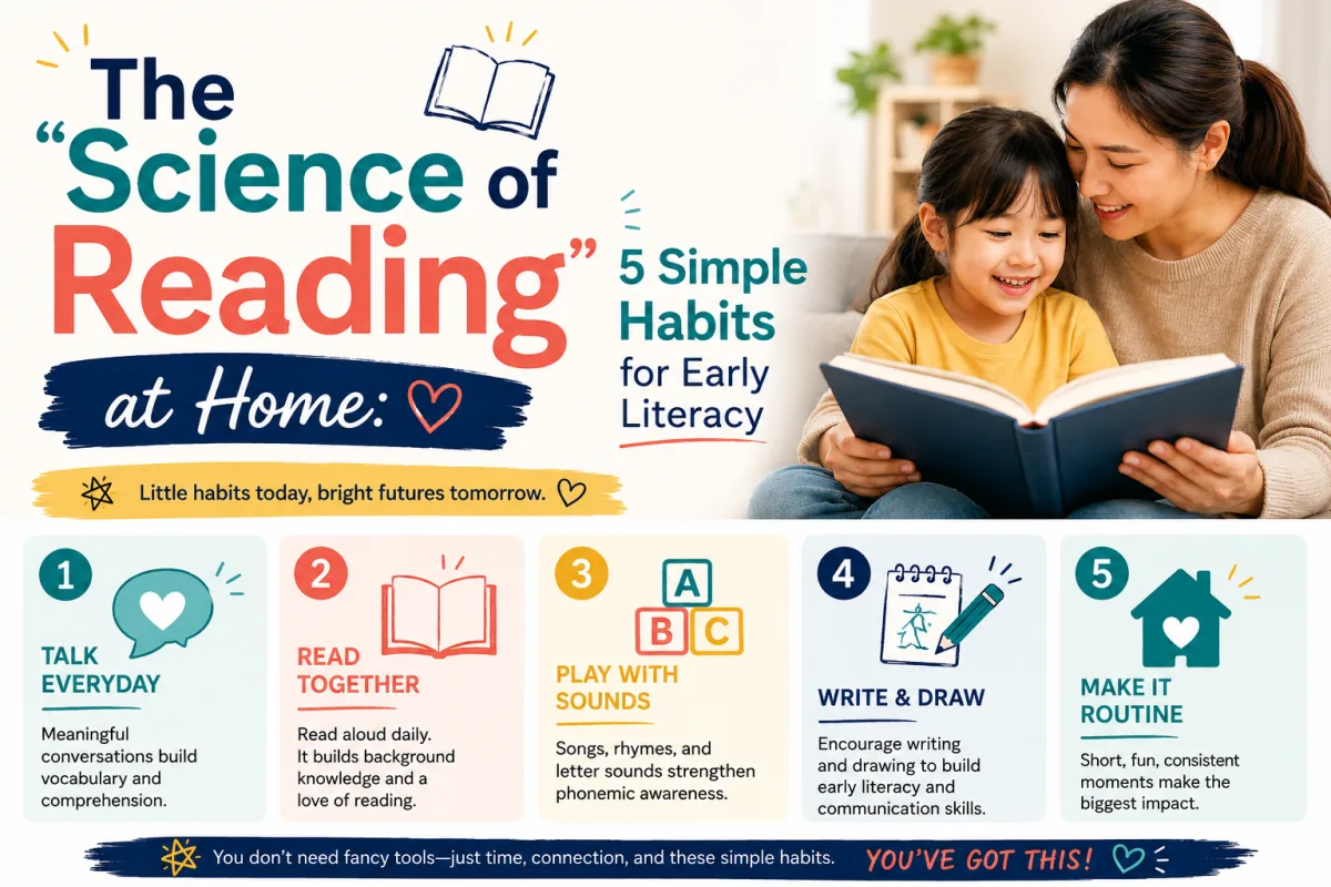 The “Science of Reading” at Home: 5 Simple Habits for Early Literacy